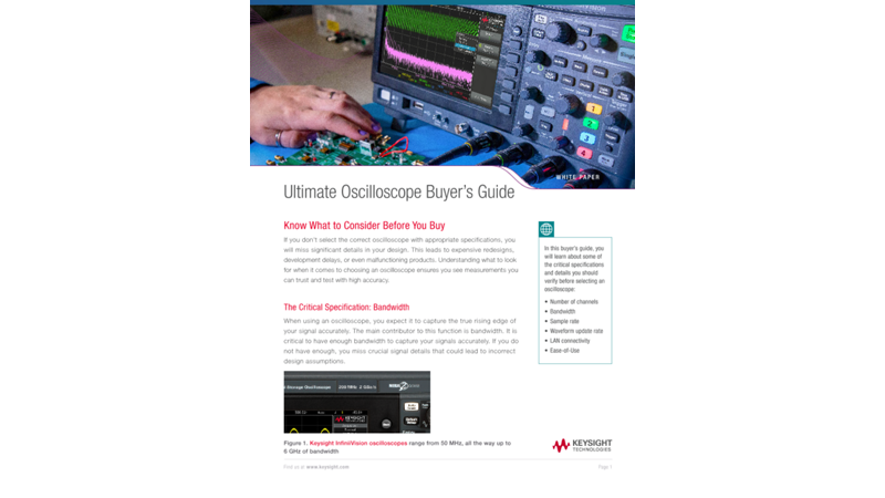 Ultimate Oscilloscope Buyer’s Guide
